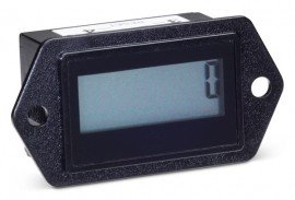 Trumeter 3403-0010 DC Totalizing Counter with &amp;frac14;&amp;quot; spade terminals remote-reset, 3 to 30 V DC, two-hole case-