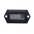 Trumeter 3410 Series Electronic LCD Hour Meter with non-reset, 1/4" spade terminal, 2-hole case-