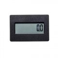 Trumeter 3410 Series Electronic LCD Hour Meter with non-reset, 1/4" spade terminal, flush rectangular case-