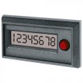 Trumeter 7110DIN-P 8-Digit LCD Self-Powered Totalizing Counter with reset in 24 x 48 DIN standard case-