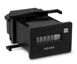 Trumeter 711-0114 Electromechanical Time Meter, 24 VAC, 60 Hz-