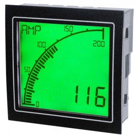 Trumeter APM-AMP-APN Digital Panel Amp Meter, Positive LCD, 0 to 5 A-