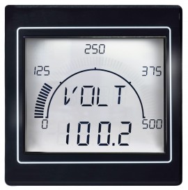 Trumeter APM-MAX M23 Low-Voltage Advanced Panel Meter with positive LCD, 100 to 240 V AC, Modbus RTU-