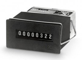 Trumeter B1810/24VDC/25CPS B Series DIN Totalizing Counter, 24 VDC, 25 CPS-