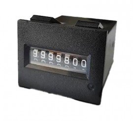 Trumeter E760 Series Non-Reset Totalizing Counter, 24 V DC, 10 CPS, panel mount-