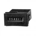Trumeter H37 Series Non-Reset Hour Meter, 110 V AC, 60 Hz, panel mount-