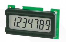 Trumeter K191 Totalizing Counter Module for PCB mount, 9 to 60 V DC, 7-digit LCD-