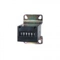 Trumeter KE-610 Series Non-Reset Totalizing Counter, 110 V DC, 10 CPS, diode suppression, front and base mount-