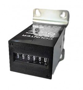 Trumeter KE 610 Series Non-Reset Totalizing Counter, 12 V DC, 10 CPS, base mount-