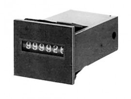 Trumeter KE 610 Series Non-Reset Totalizing Counter, 12 V DC, 10 CPS, rear mount-