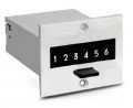 Trumeter P8-4906 49 Series Electromechanical Counter, 24 VDC, Panel Mount-