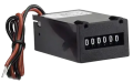 Trumeter 4916 Series 6-Digit Non-Reset Totalizing Counter, 24 V DC, 999980 set, behind-front panel mount-