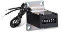 Trumeter RV2-4916E Non-Reset Counter with Long Wire Leads, Front/V-Base Mount-