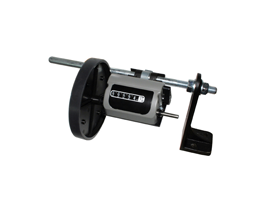 Trumeter 2401 Series Top Coming Single Wheel Measuring Counter, feet, 12&amp;quot; wheel-