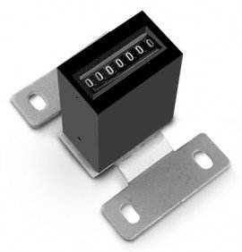 Trumeter V8-4017C 7-Digit Electromechanical Counter with 24&amp;quot; wire leads, 24 V DC, non-reset-