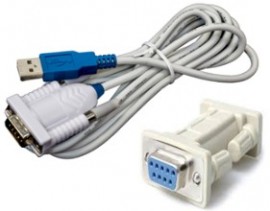TSI/Alnor 5000-RS232 USB-A to RS-232 Cable for 5000 flowmeters-