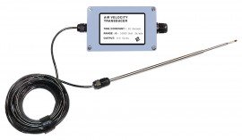 TSI/Alnor 8465-06 Windowless Air Velocity Transducer, 6&quot; Probe, 25 to 10,000 fpm-
