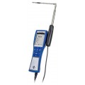 TSI VelociCalc 9600 Series Multi-Function Ventilation Meter with articulating probe, 0 to 9999 ft/min, 0 to 200&amp;deg;F-
