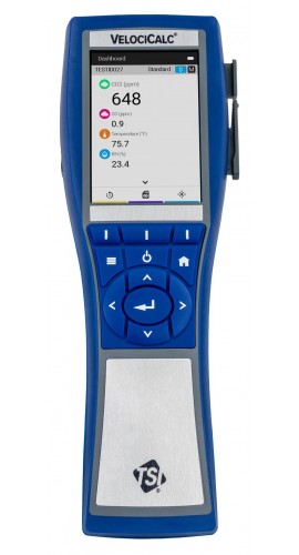 TSI VelociCalc 9600 Multi-Function Ventilation Meter with ISO 17025 accreditation, 20.36 to 36.65 inHg-