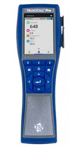 TSI VelociCalc Pro 9650 Multi-Function Ventilation Meter, 20.36 to 36.65 inHg, -15 to 15 inH&lt;sub&gt;2&lt;/sub&gt;O-