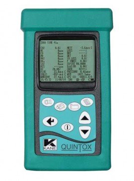 UEi K9206C7 Industrial Combustion Analyzer with NO, NO2, SO2 and HC Sensors, 0 to 25% O2, 2,000 ppm CO-