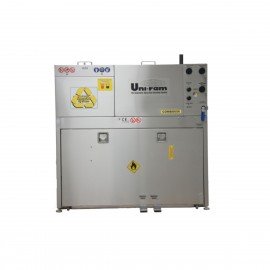 Uni-Ram COMBO656 Spray Gun Washer and Solvent Recycler, 5 gal, 240 V, hose cleaning-