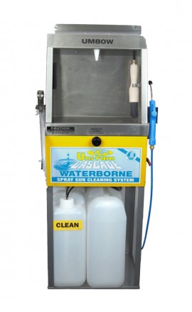 Uni-Ram UM80W Spray Gun Washer, waterborne, manual, wall mount-
