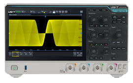 UNI-T UPO2104HD HD Oscilloscope with REAL 12-bit resolution, 100MHz, 2.5 GSa/s, 4 CH, Memory Depth: 100 Mpts, 1,000,000 wfm/s, 10.1&quot; HD multi-touch display-