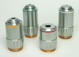 VEE GEE 1200-040XLRO Microscope Objective, 40x plan (DIN)/LWD/0.60 N.A.-