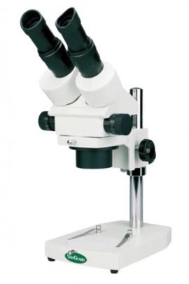 VEE GEE 1277ZB StereoZoom Microscope with boom stand, binocular-