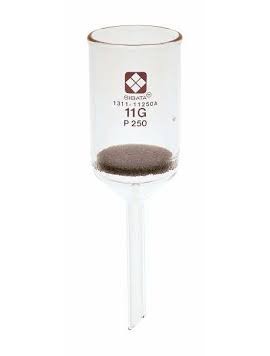 VEE GEE 1311-1716 SIBATA Buchner Funnel with fritted disc, 140 mL, 17 G-