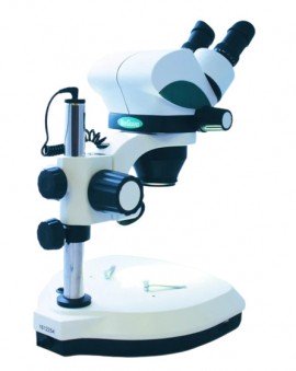 VEE GEE 1372ZL Trinocular Stereozoom Microscope, with 0.7x to 4.5x magnification, LED illumination-