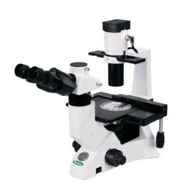 VEE GEE 1400INi Trinocular Inverted Microscope with infinity-corrected optics, phase contrast and brightfield-