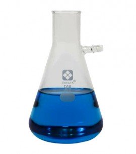 VEE GEE 1780T-500 SIBATA Glass Filtering Flask, 500 ml-