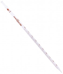 VEE GEE 20140-10A SIBATA Wide-Tip Serological Pipet, 10 mL-