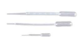 VEE GEE 20327-1SB Natural Transfer Pipette, 20 wrap sterile, 1 ml-