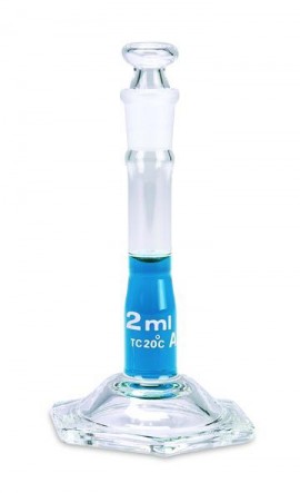 VEE GEE 2306A-1 SIBATA Class A TC Micro Volumetric Flask, 1 mL-