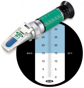 VEE GEE BX-10 (43009) Handheld Refractometer, Brix Scale-