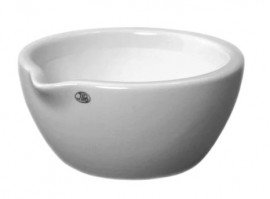VEE GEE 53121-1500 Porcelain Mortar, 650 ml, 6&amp;quot;-