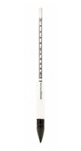 VEE GEE 6602-10S Ultra Precision Specific Gravity Hydrometer, 1.18 to 1.25, 0.001-