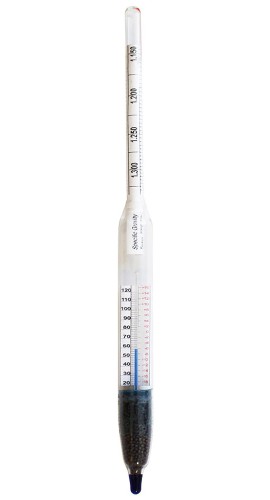 VEE GEE 6602-20 Hydrometer, Specific Gravity 1.780 to 1.850-