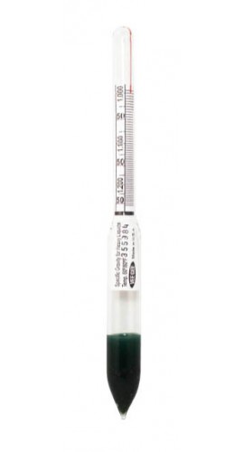 VEE GEE 6604-5 Wide-Range Specific Gravity Hydrometer, 1.8 to 2.05, 0.005-