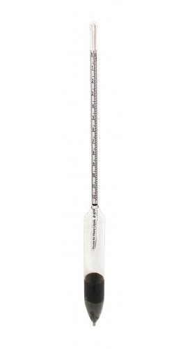 VEE GEE 6609-13 Baume Heavy Hydrometer, 0 to 50&amp;deg;, 1&amp;deg;-