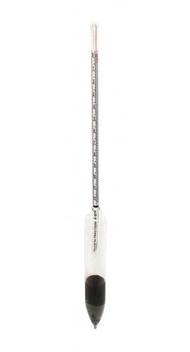 VEE GEE 6609-9 Baume Heavy Hydrometer, 0 to 25&amp;deg;, 0.2&amp;deg;-