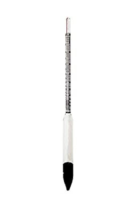 VEE GEE 6612-1 Alcohol Hydrometer, Tralle and Proof scales-