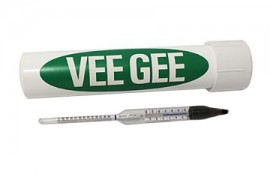 VEE GEE 66CS-8F PVC Hydrometer Case, short, 6.5"-