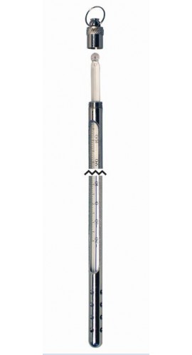 VEE GEE 80702-A Serialized Immersion Thermometer with armor, -4 to 230&amp;deg;F, total immersion-