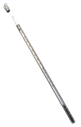 VEE GEE 80707E-A Serialized Immersion Thermometer with armor, -20 to 110&amp;deg;C, total immersion-