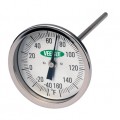 VEE GEE 82070-6 Dial Thermometer, 0 to 100&amp;deg;C, 6&amp;quot; stem-