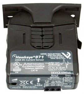 Veris H971 Current Sensor DC Split 0-200A Pulse Reset Bi-Directional-